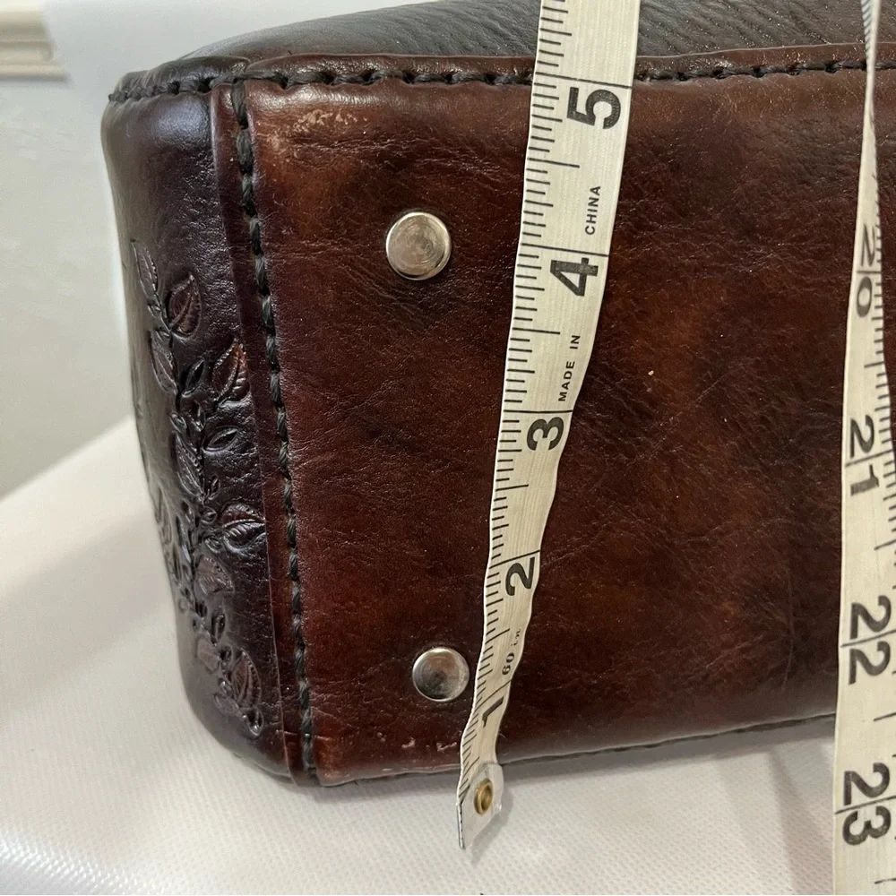 Beautiful Handmade Shoulder Bag Embossed